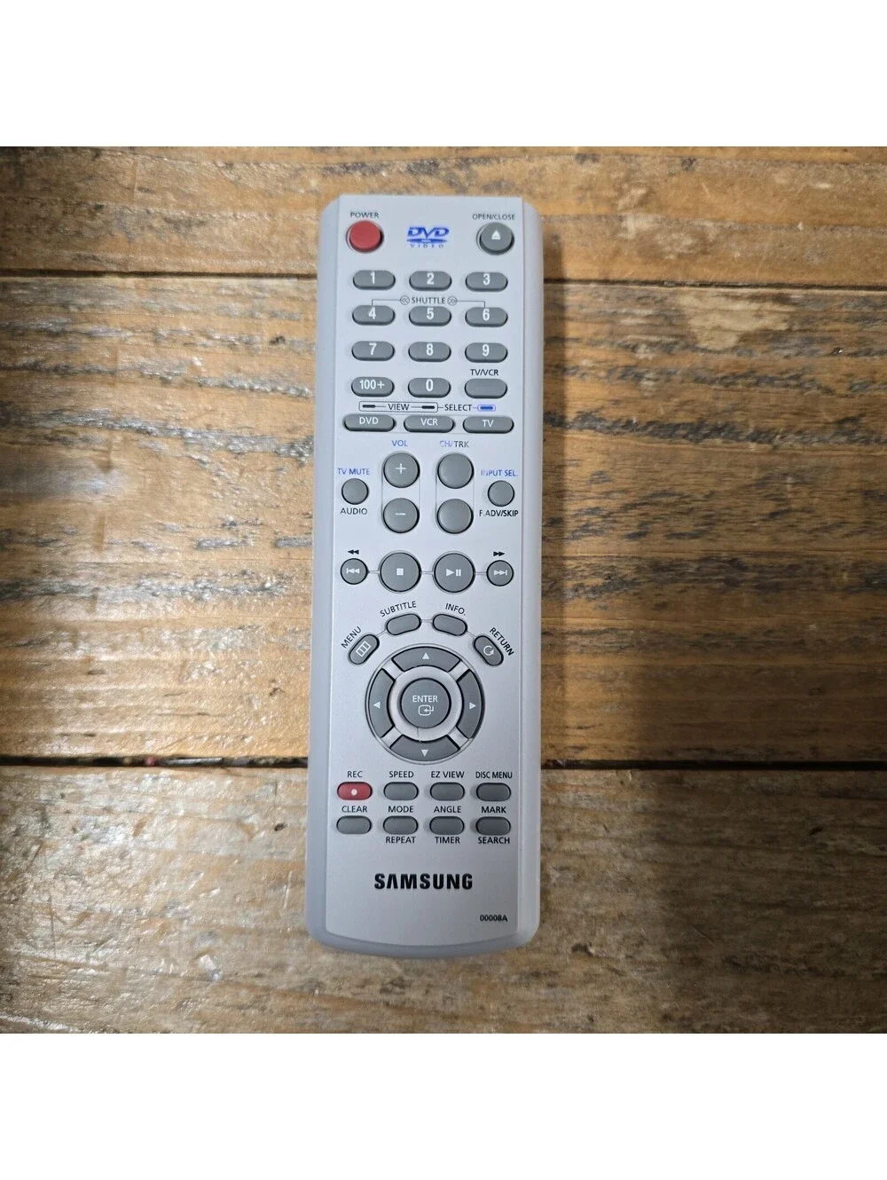 Samsung 00008A Genuine OEM Remote Control for DVD-V3500 VHS/Dvd Combo Unit Works